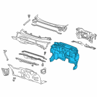 OEM 2015 Chevrolet Volt Insulator Diagram - 22888859