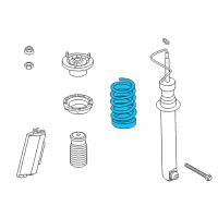 OEM 2016 BMW M6 Coil Spring, Rear Diagram - 33-53-2-284-578