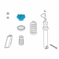 OEM 2014 BMW M6 Gran Coupe Guide Support Diagram - 33-50-2-284-455