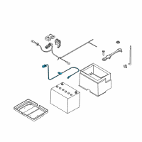 OEM Infiniti M45 Cable Assy-Battery Earth Diagram - 24080-CR900