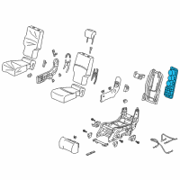 OEM 2019 Honda Odyssey Holder, Center Seat Cup (Wisteria Light Gray) Diagram - 81999-TK8-A21ZE