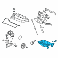 OEM 2022 Honda Accord Pan Assembly, Oil Diagram - 11200-6C1-A00