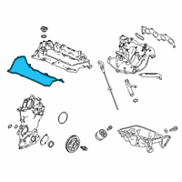 OEM 2022 Honda Accord Gasket, Cylinder Head Cover Diagram - 12341-6C1-A01