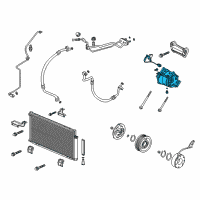 OEM 2012 Acura TSX Compressor Diagram - 38810-RL5-A02