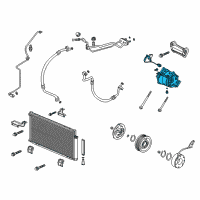 OEM 2010 Acura TSX Compressor Diagram - 38810-RL5-A02