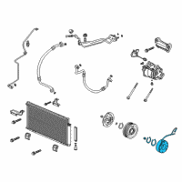 OEM Acura TSX Coil Set, Solenoid Diagram - 38924-RL5-A01