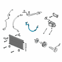 OEM Acura TSX Hose, Discharge Diagram - 80315-TL2-A01