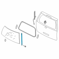 OEM 2010 Ford Expedition Window Lift Cylinder Diagram - 7L1Z-7842104-A