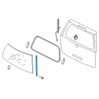 OEM 2008 Ford Expedition Window Lift Cylinder Diagram - 7L1Z-7842104-A