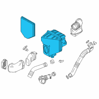 OEM 2017 BMW X3 Intake Silencer Diagram - 13-71-7-616-932