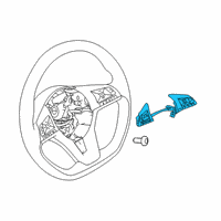 OEM Nissan Altima Switch Assy-Steering Diagram - 25550-6CA1B