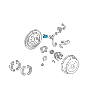 OEM 2015 Toyota Tacoma Wheel Cylinder Diagram - 47550-08030