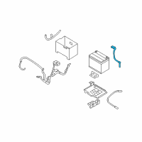 OEM 2008 Hyundai Azera Wiring Assembly-Battery (-) Diagram - 91860-3L010