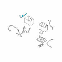 OEM 2009 Hyundai Azera Wiring Assembly-Engine Ground Diagram - 91860-3K710