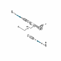 OEM Mercury Marauder Inner Tie Rod Diagram - 8W7Z-3280-A