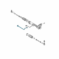 OEM 2005 Mercury Grand Marquis Tube Diagram - 6W1Z-3A714-A