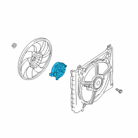 OEM Nissan Motor Assy-Radiator Cooling Diagram - 21487-1KA0E