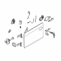 OEM 2006 BMW M6 Left Operating Rod Diagram - 51-21-7-008-883