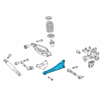 OEM 2018 Toyota RAV4 Trailing Arm Diagram - 48780-48110