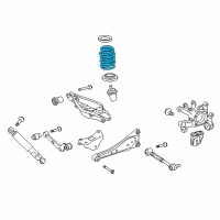 OEM 2015 Toyota RAV4 Coil Spring Diagram - 48231-42400