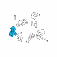 OEM 2009 Dodge Avenger Bracket-Engine Mount Diagram - 5085075AD