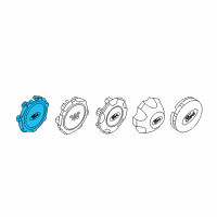 OEM 2013 Ford F-150 Wheel Cap Diagram - 9L3Z-1130-C