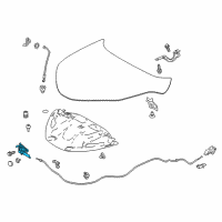 OEM 2018 Toyota C-HR Lock Diagram - 53510-F4020