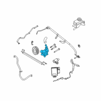 OEM 2008 Ford Taurus Power Steering Pump Diagram - 8G1Z-3A674-ARM