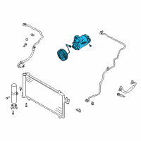 OEM 2009 Nissan 350Z Compressor-Cooler Diagram - 92600-EV00A