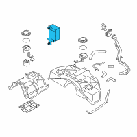 OEM 2017 Infiniti Q70 MODULATOR Fuel Pump Control Diagram - 17001-1MC0A