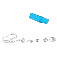 OEM 2012 Honda Civic Receiver Unit, Tpms Diagram - 39350-TR0-A11