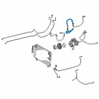 OEM Lexus LS430 Hose, Suction Diagram - 88712-50250