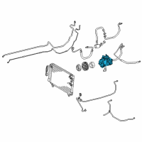 OEM 2005 Lexus LS430 Compressor Assembly Diagram - 88320-50102