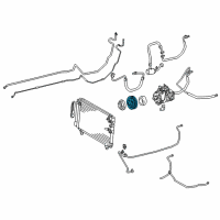 OEM Lexus LS430 Rotor Sub-Assy, Magnet Clutch Diagram - 88412-3A050