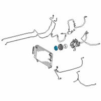OEM Lexus GS400 Hub Sub-Assy, Magnet Clutch Diagram - 88403-3A100