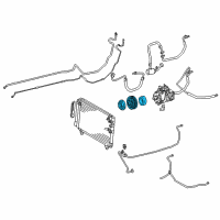 OEM Lexus LS430 Clutch Assembly, Magnet Diagram - 88410-3A260