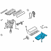 OEM Dodge Ram 1500 Pan-Engine Oil Diagram - 5037607AC