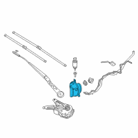 OEM 2014 BMW i8 Washer Fluid Reservoir Diagram - 61-66-7-381-593