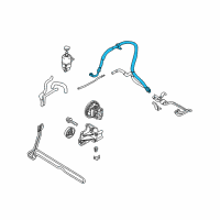 OEM 2003 Chrysler Sebring Line-Power Steering Pressure Diagram - MR130914