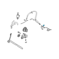 OEM Chrysler Sebring Clamp-Power Steering Hose Diagram - MB315247
