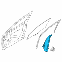 OEM 2020 Toyota Yaris Window Regulator Diagram - 69801-WB002