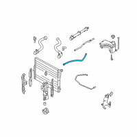 OEM 2004 BMW M3 Engine Coolant Hose Diagram - 11-53-7-830-713