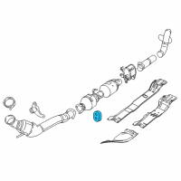 OEM 2021 Ram 3500 INSULATOR-Exhaust Support Diagram - 52014091AE