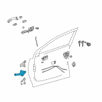 OEM 2018 Toyota RAV4 Check Strap Diagram - 68610-42051