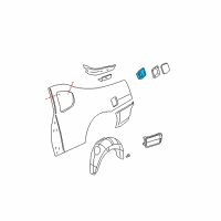 OEM 2000 Chevrolet Monte Carlo Housing Asm-Fuel Tank Filler Pipe Diagram - 15866198