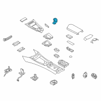 OEM BMW Z4 Drink Holder Diagram - 51-16-9-173-501
