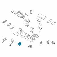OEM BMW Gearshift Knob, Leather, Chrome Ring Diagram - 25-11-7-584-548