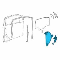 OEM Chevrolet Spark EV Window Regulator Diagram - 95211437