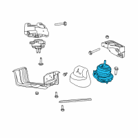 OEM Jeep INSULATOR-Engine Mount Diagram - 68252523AA