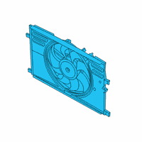 OEM 2020 Jeep Renegade Fan MODUL-Radiator Cooling Diagram - 68489476AA